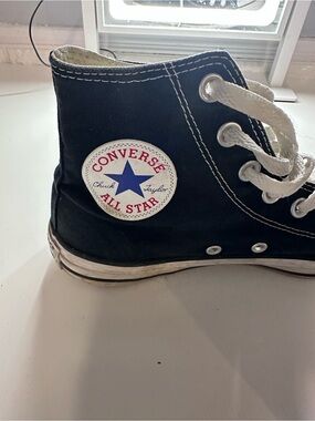 Converse Black & White High-Top Kids Sneakers